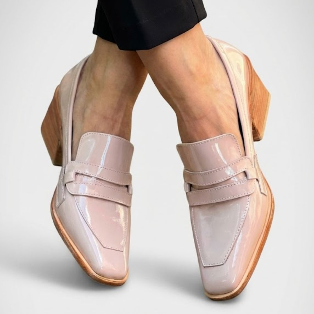 Elaine | Glanzende mocassins