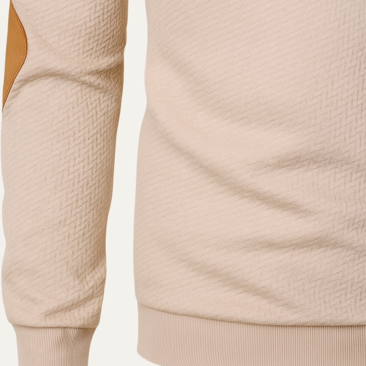 Oxford half-zip trui