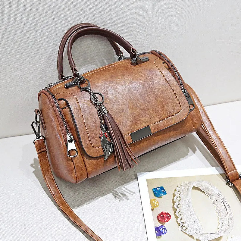 Julie™ | Tas van gestructureerd leer
