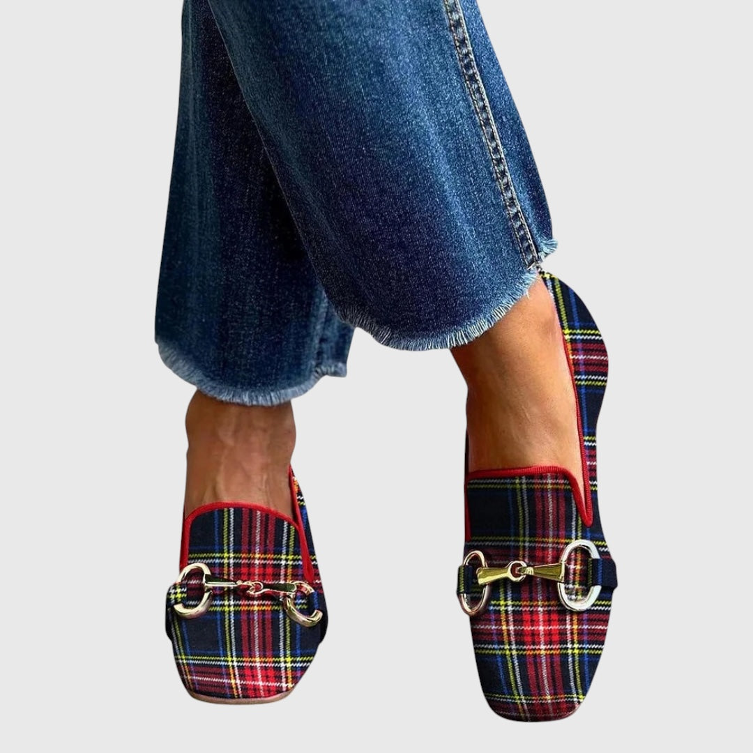 Mélani™ | Geruite mocassin