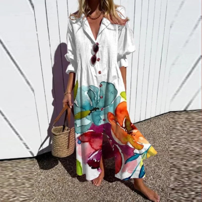 Marissa - Elegante bries jurk