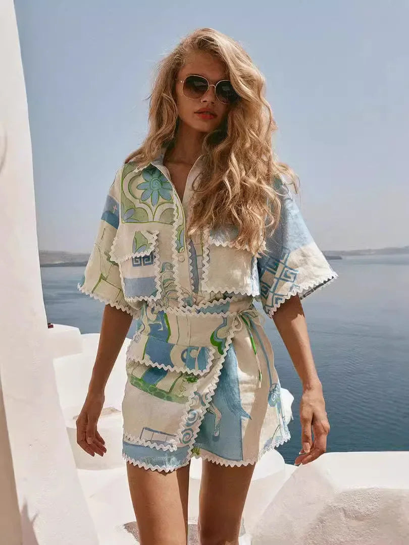 Solene - Ensemble patchwork chic