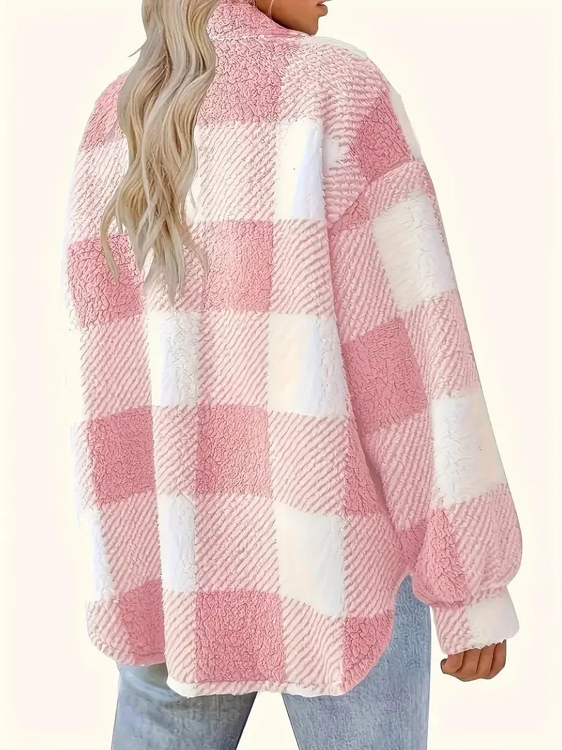 Martin | Elegant geruit fleece jack