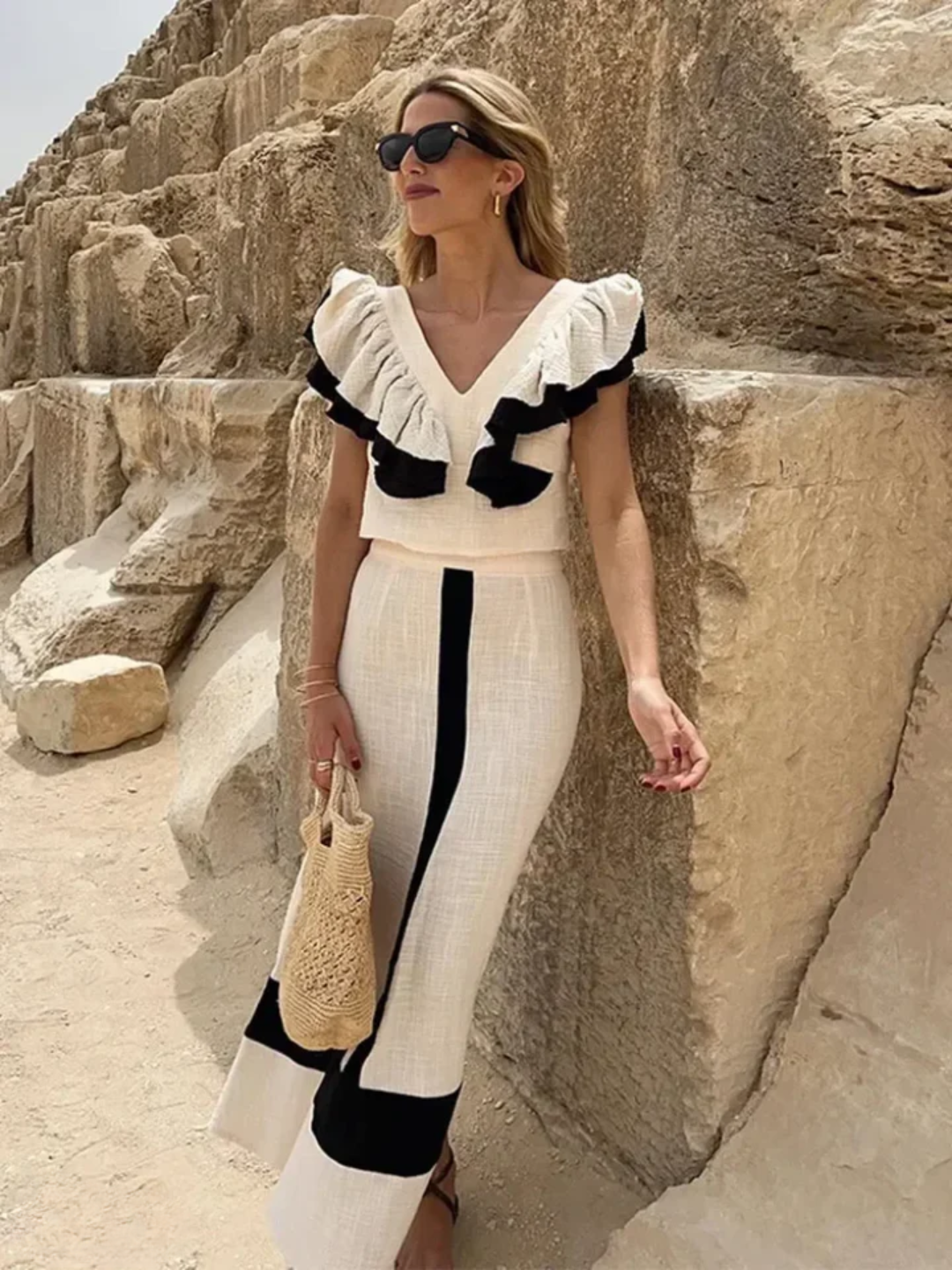 Maya - Elegant tweedelig ensemble