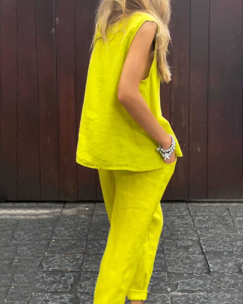Zenneth - Casual tweedelig ensemble