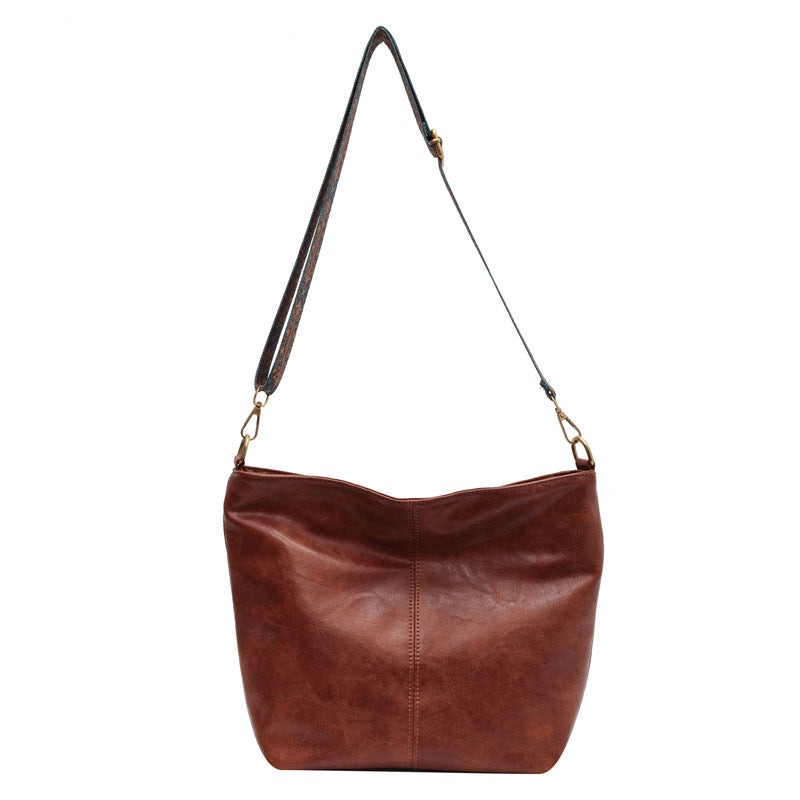 Marian™ | Vintage leren tas met schouderriem