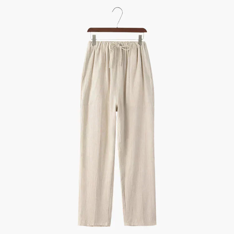 Adrien Fluid linnen broek