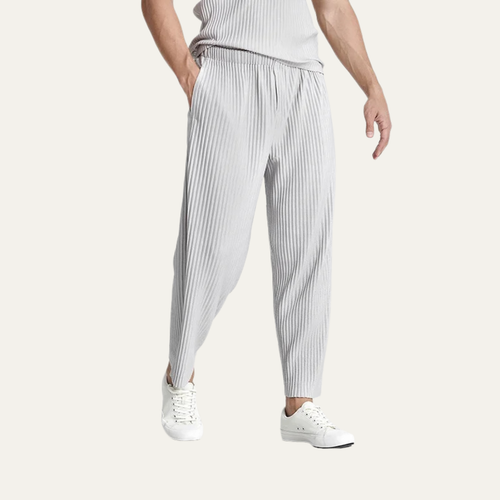 Aldercrest zijden broek straight leg