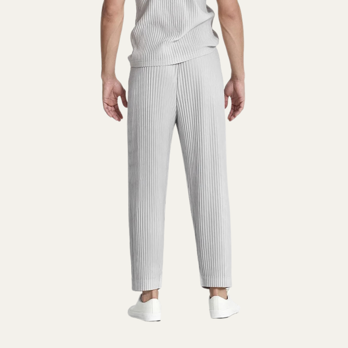 Aldercrest zijden broek straight leg