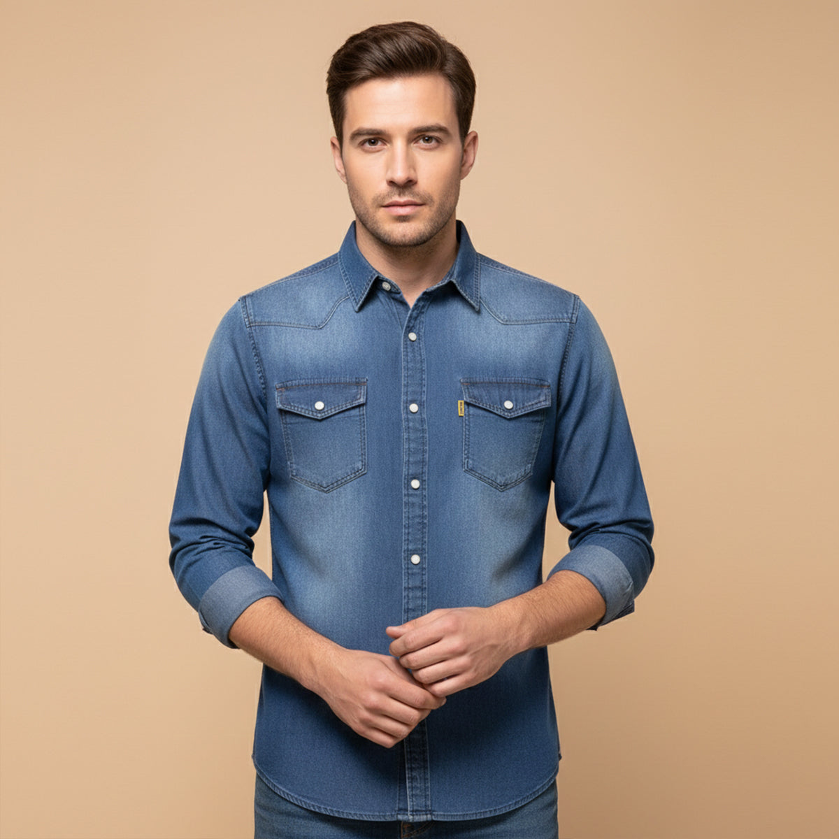Ashford denim spijkeroverhemd