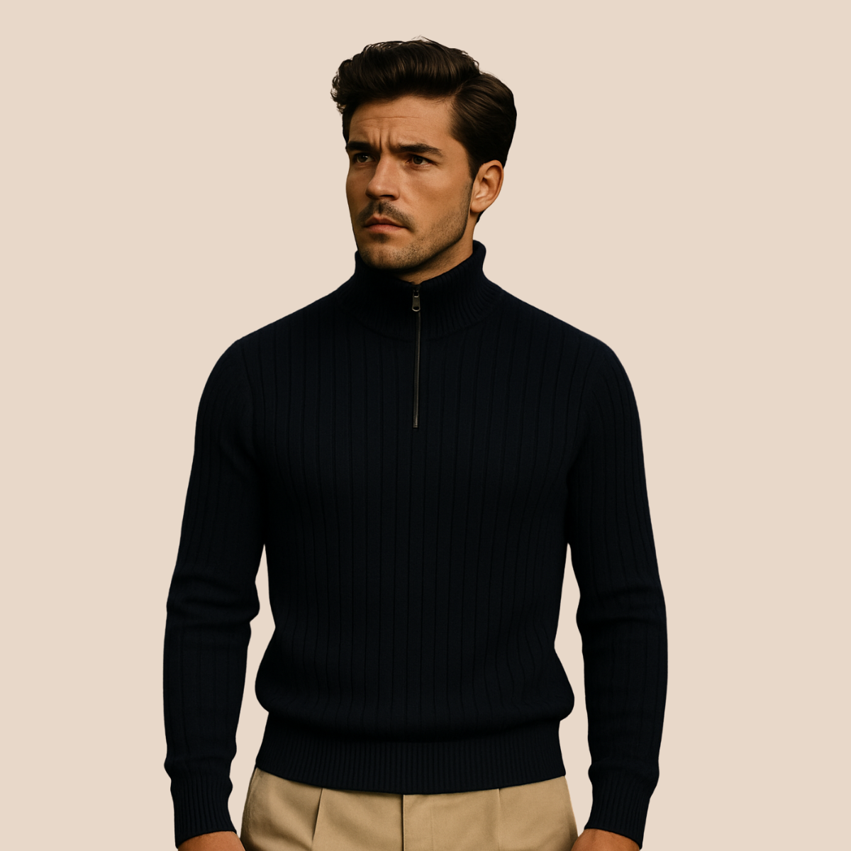 Ashford half-zip trui