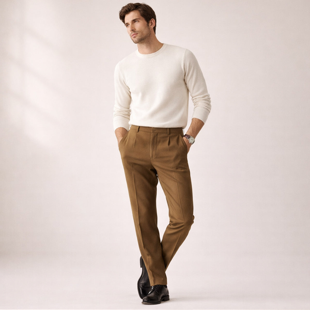 Ashford Hill wollen broek