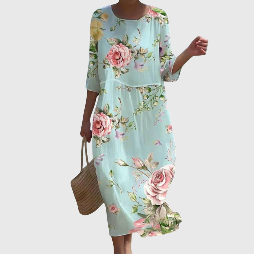 Hayley™ | Elegante maxibloemenjurk