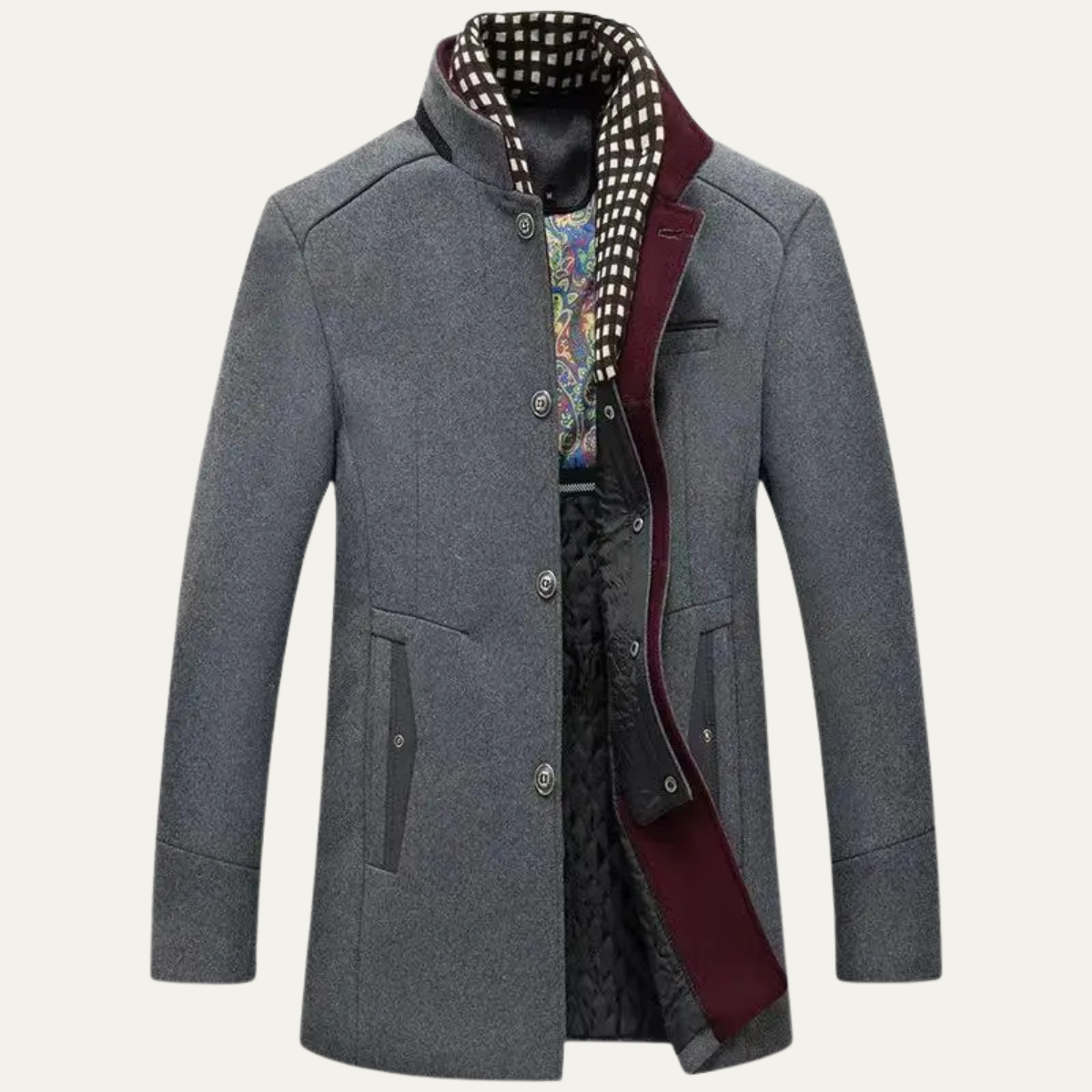 Blenheim wollen trenchcoat