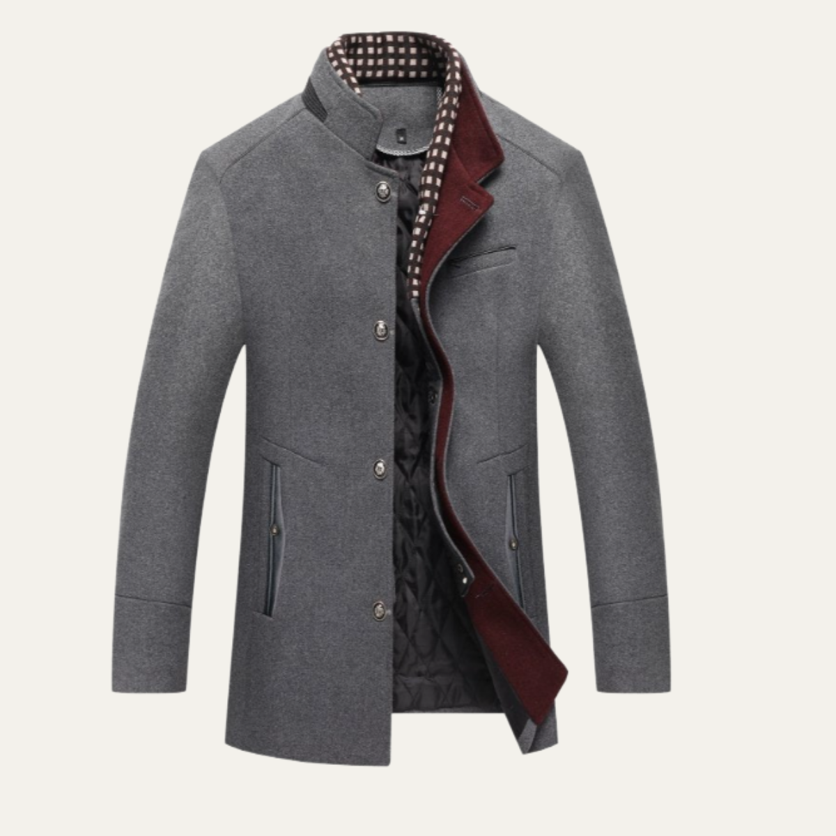 Brookstone wollen winterjas