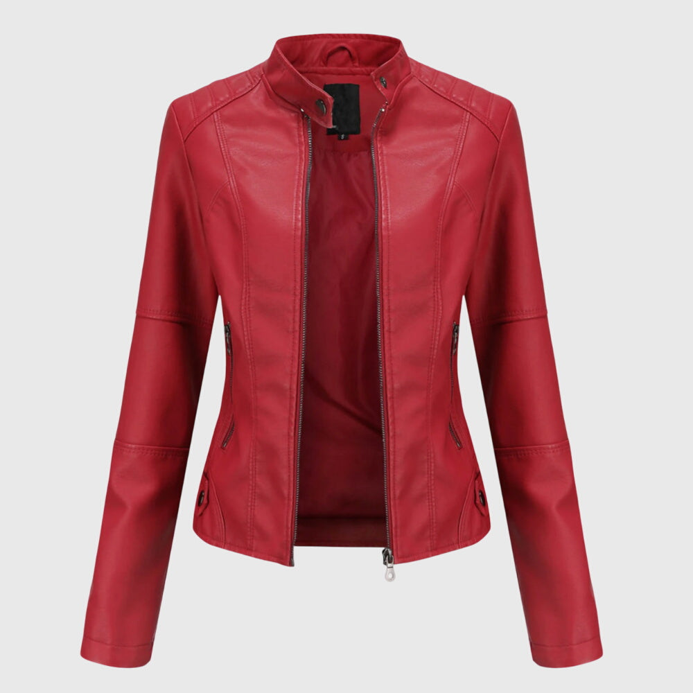 Giorgina™ - Elegant leren jack voor dames