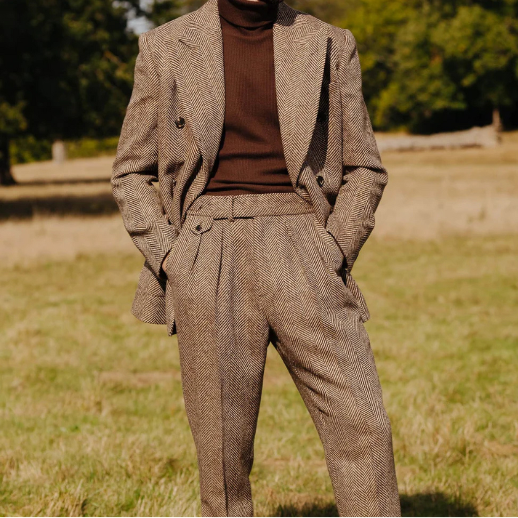 Camden tweed broek