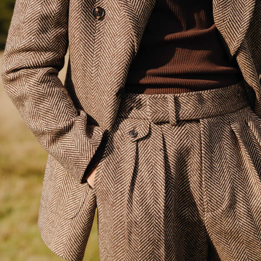 Camden tweed broek