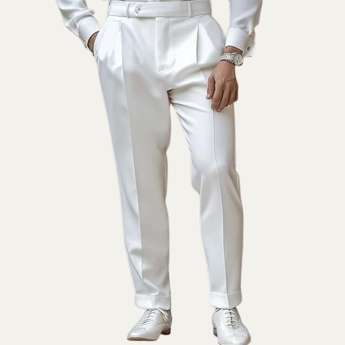 Cetara pantalon straight leg