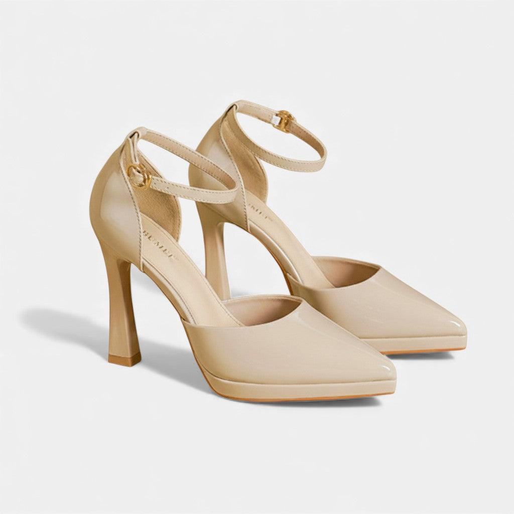 Leren pumps Evette