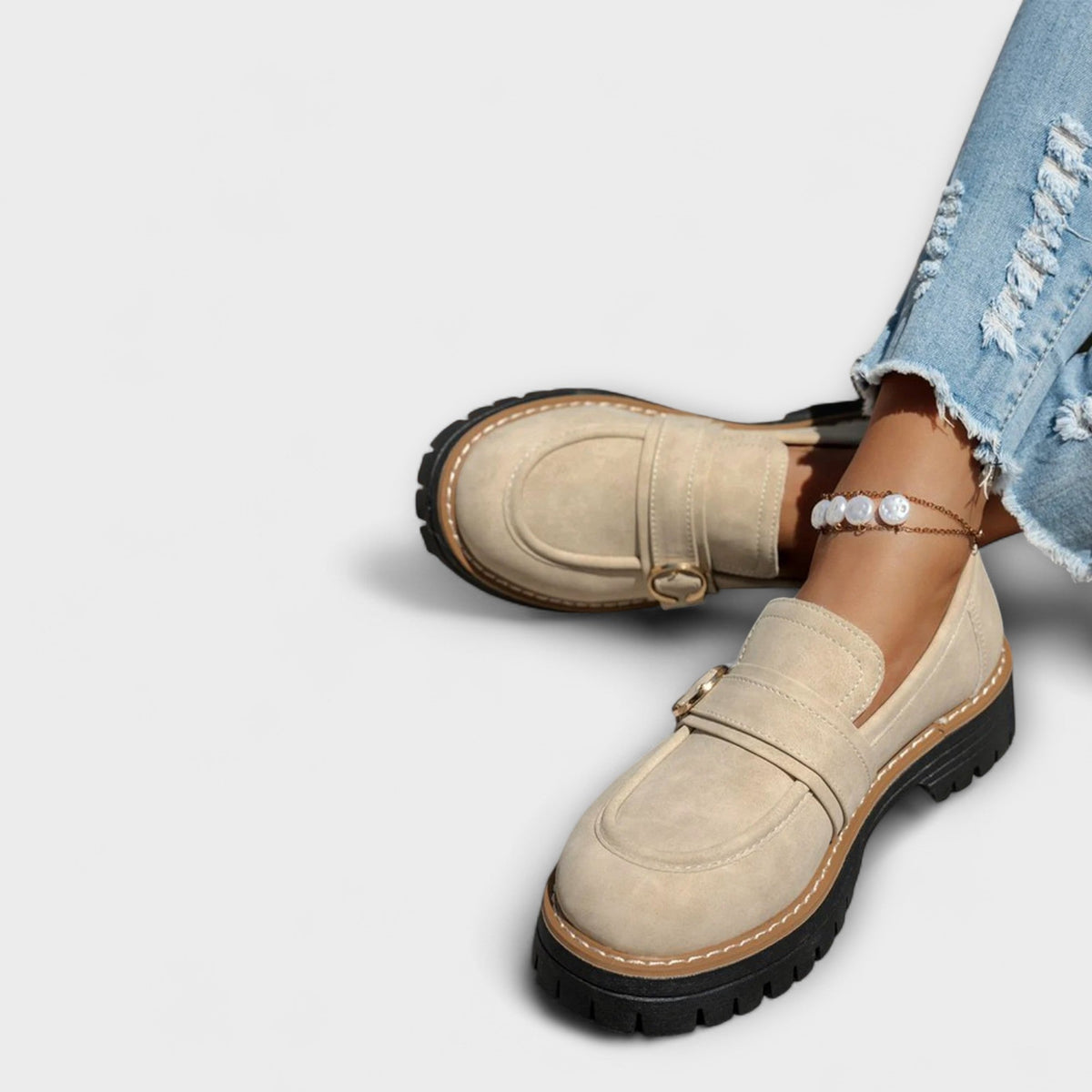 Lora™ | Ronde mocassins voor elke dag