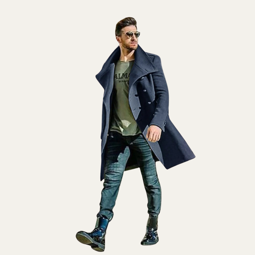 Dunhill wollen trenchcoat