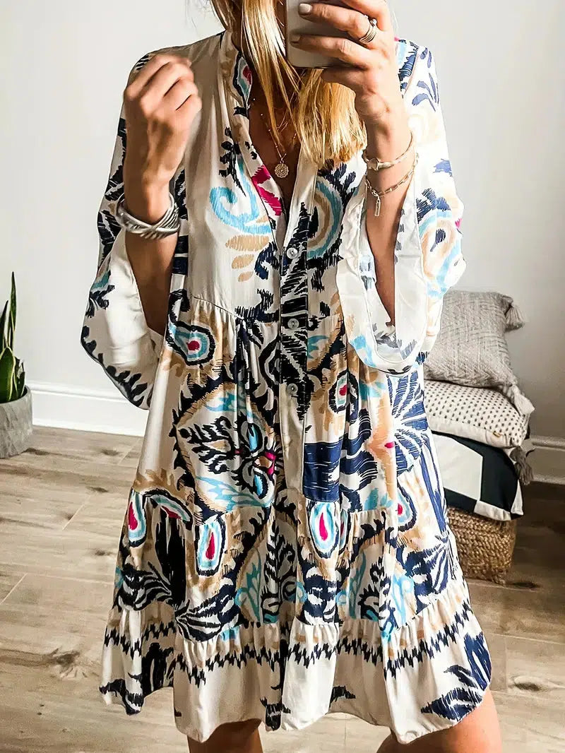 Veronique - Boho tuniek jurk