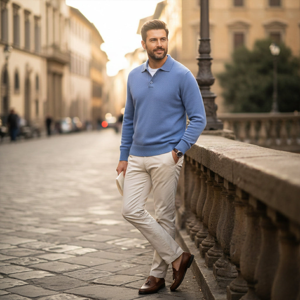 Four kasjmier poloshirt