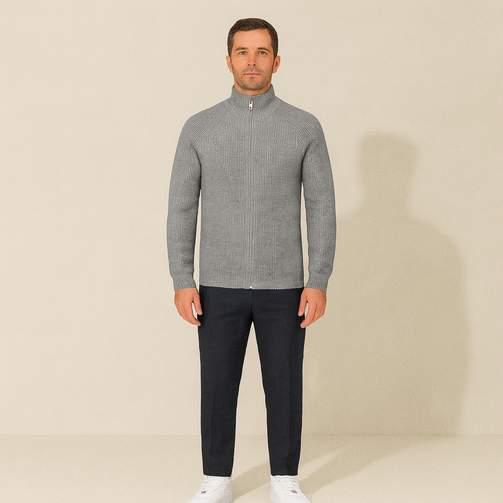 Four wollen gebreide jack