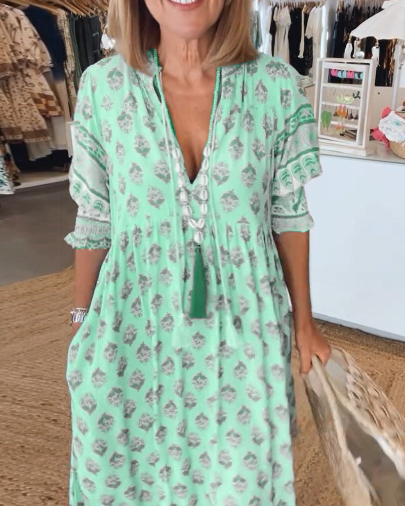 Verity - Boho jurk