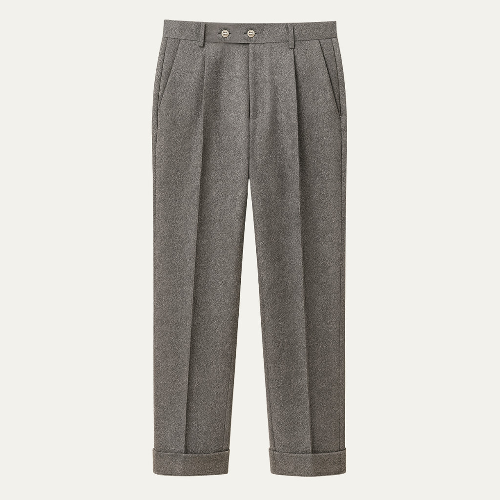 Lakeshore wollen pantalon slim fit