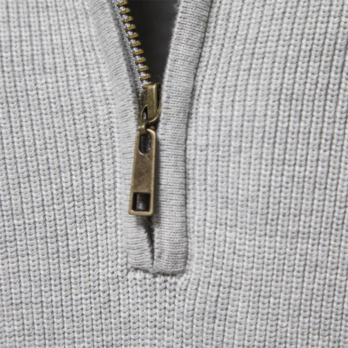 Lignano katoenen half-zip trui