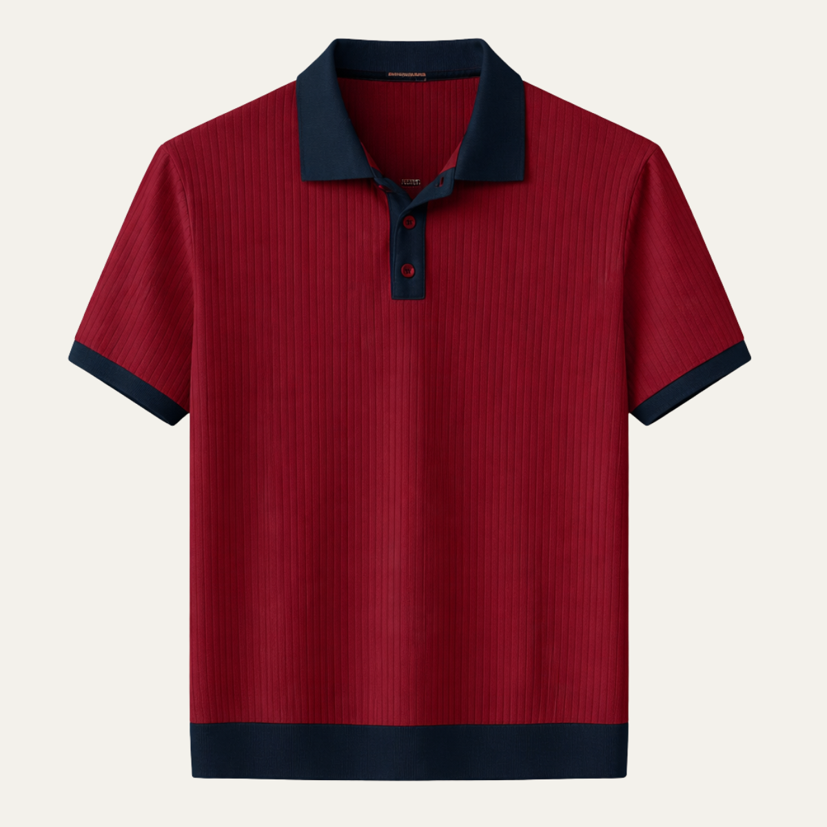 Monferrato gebreid poloshirt