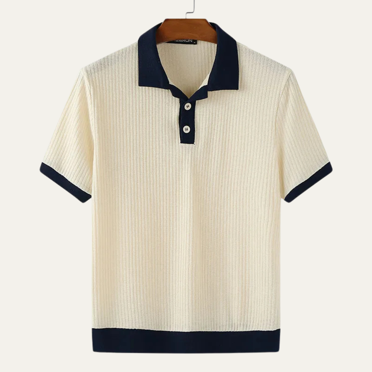 Monferrato gebreid poloshirt