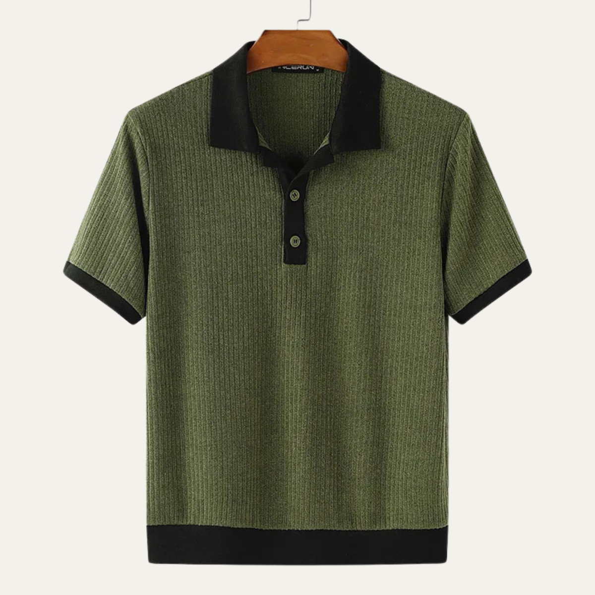 Monferrato gebreid poloshirt