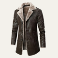 Montefalco leren winterjas