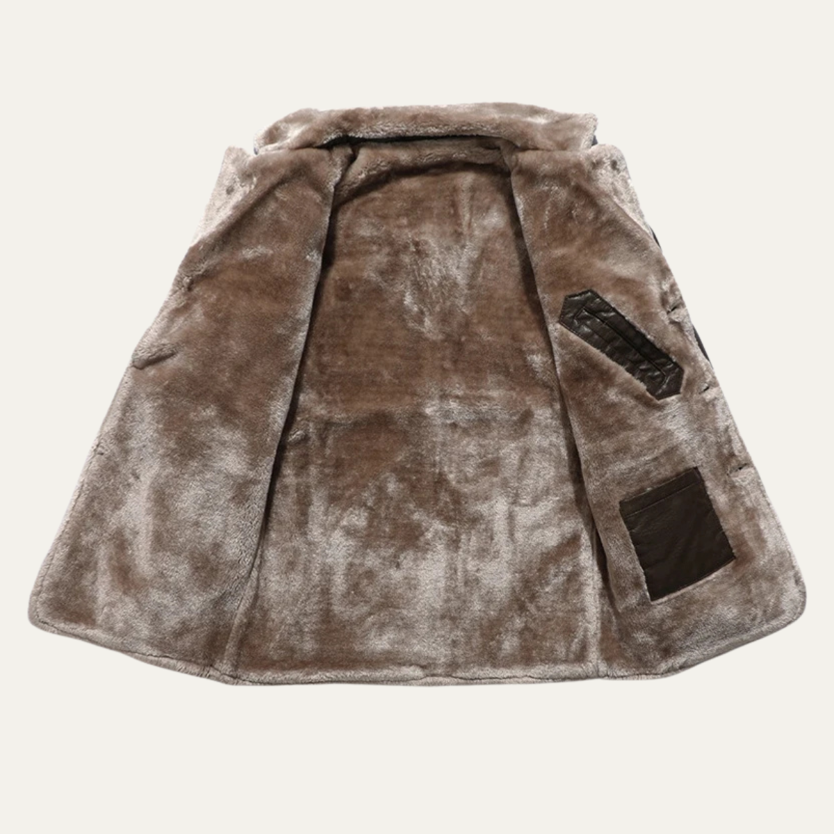 Montefalco leren winterjas