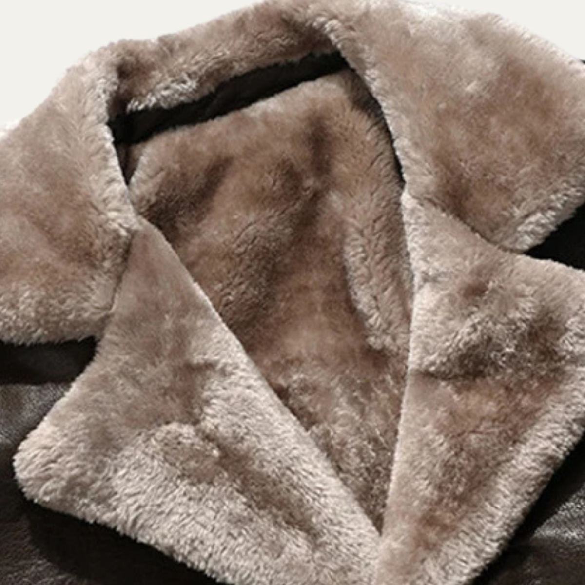 Montefalco leren winterjas