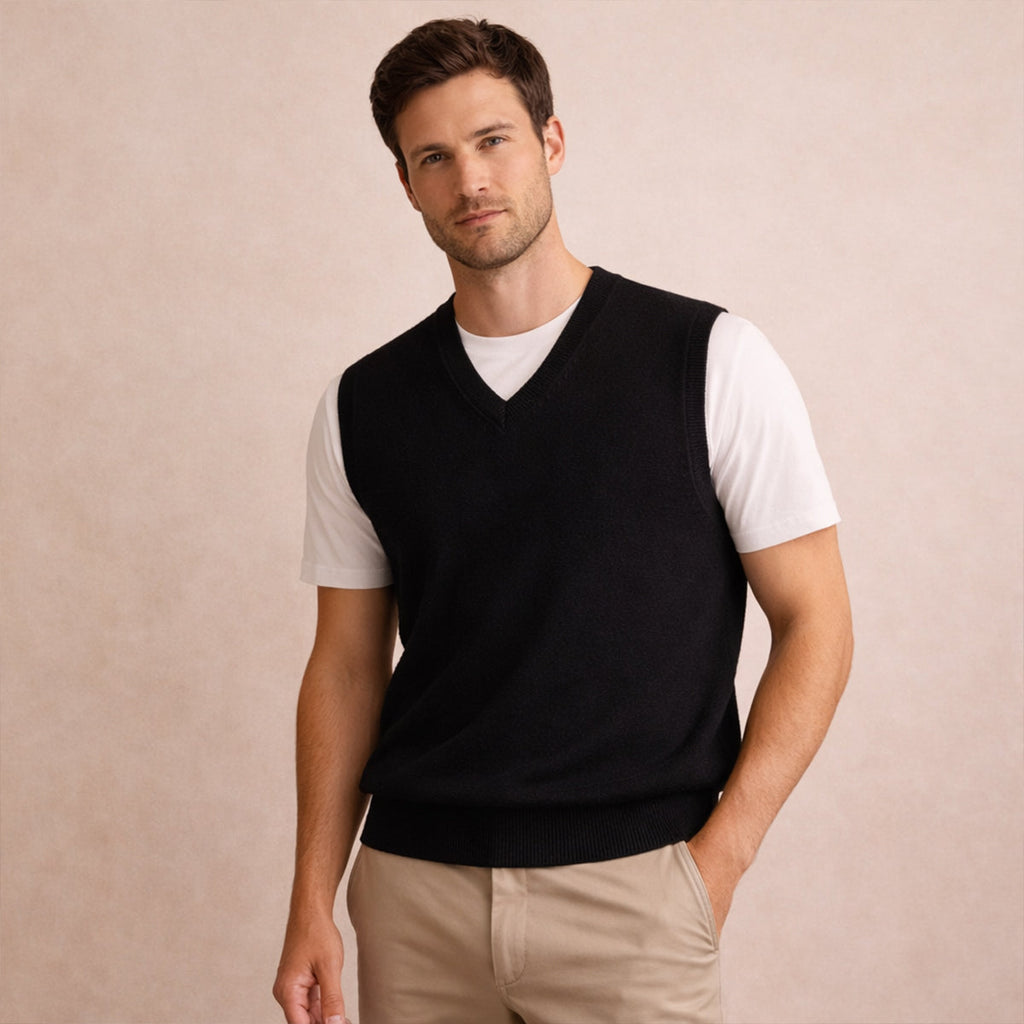 Riverdale gebreid gilet mouwloos