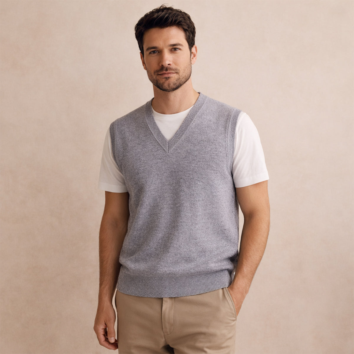 Riverdale gebreid gilet mouwloos