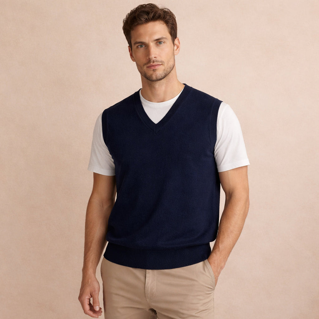 Riverdale gebreid gilet mouwloos