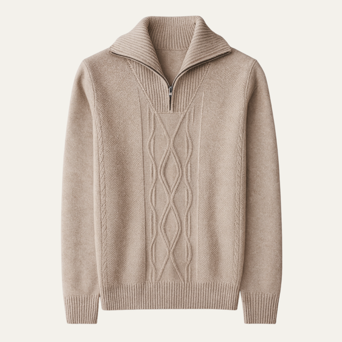 Riverhill kasjmier half-zip trui