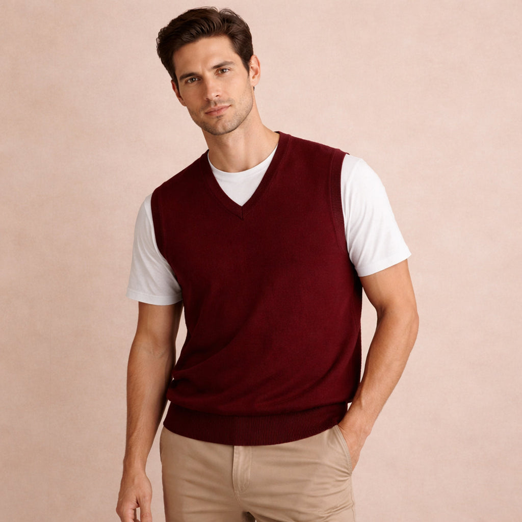 Riverdale gebreid gilet mouwloos