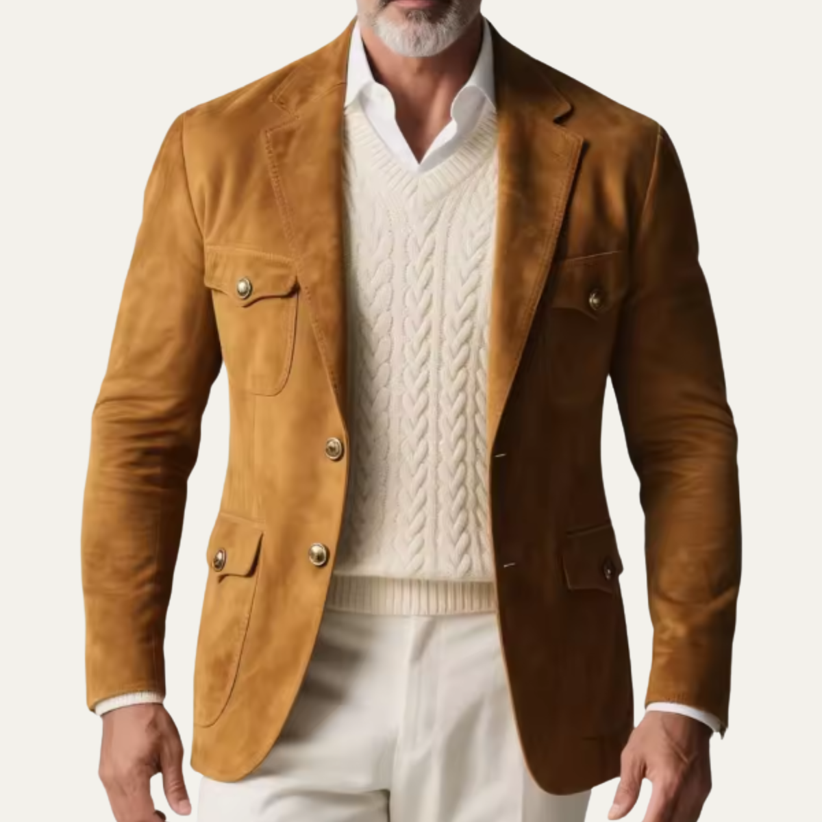 Soverato suède blazer