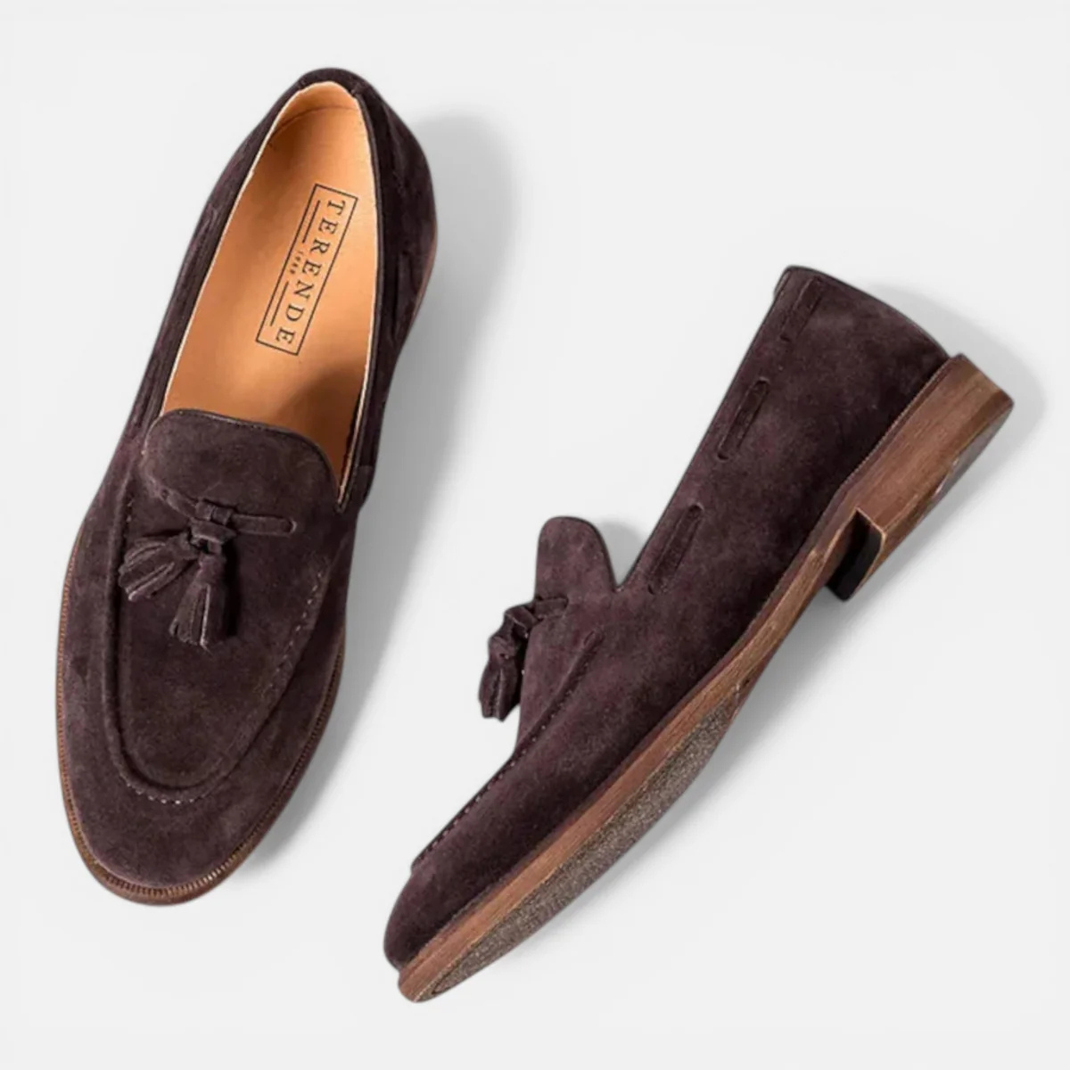 Stratton leren loafer