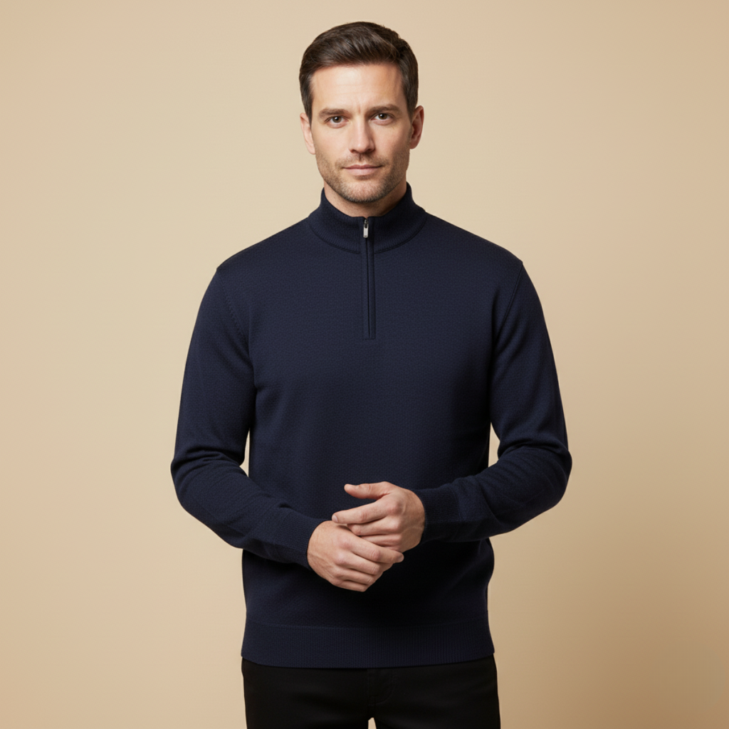 Warwick half-zip trui