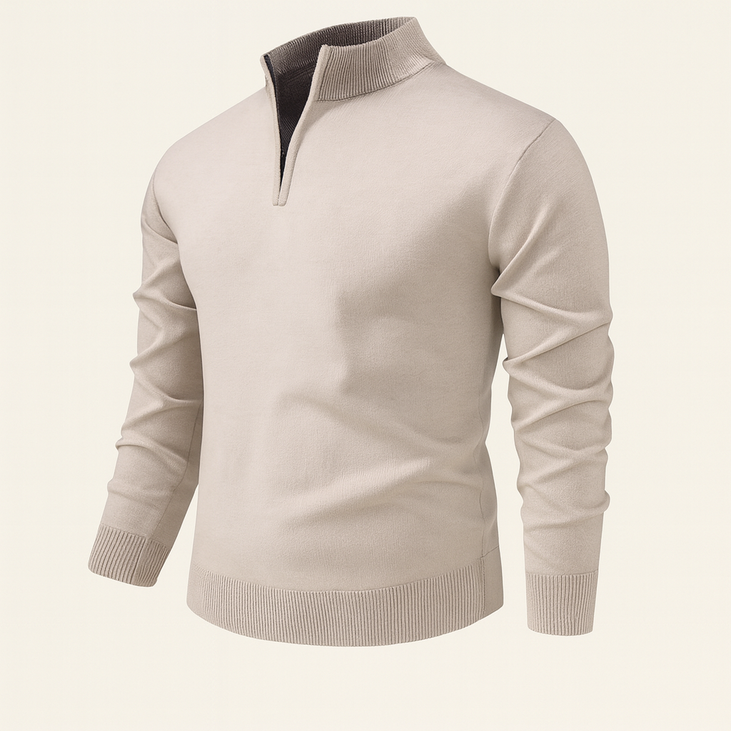 Warwick half-zip trui