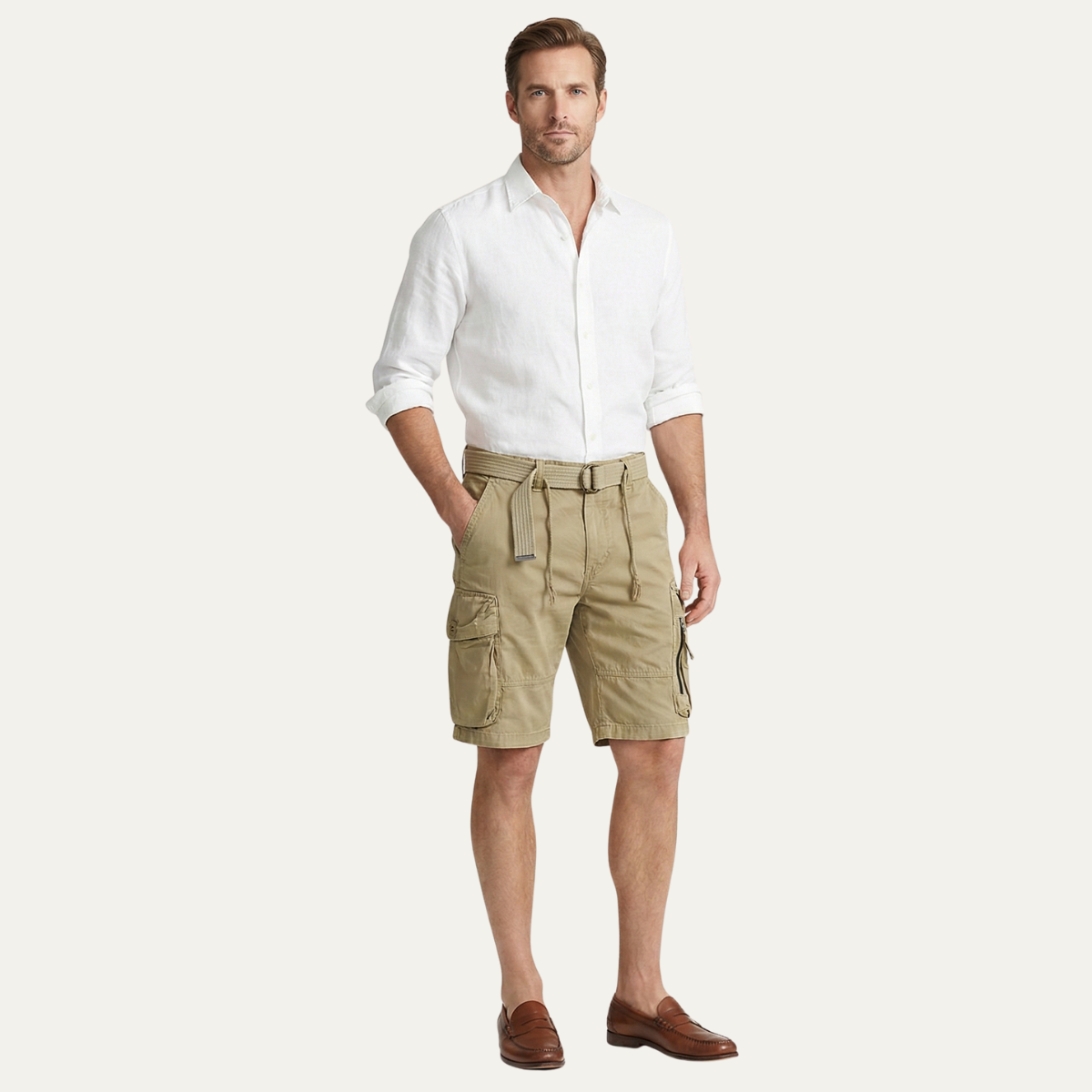 Whitlock katoenen short